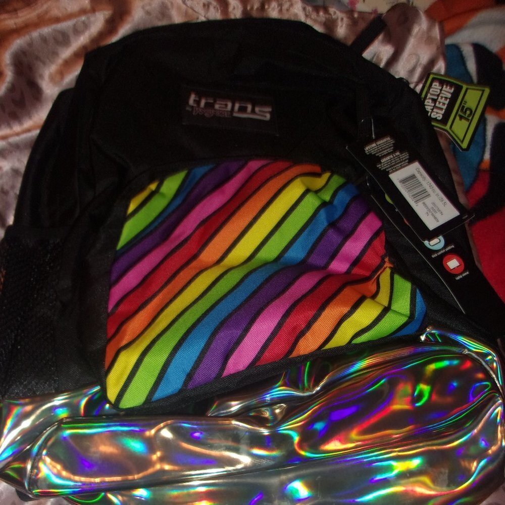 Jansport  Rainbow Backpack New 15”